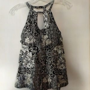 nwot St Johns Bay Keyhole Tankini Top